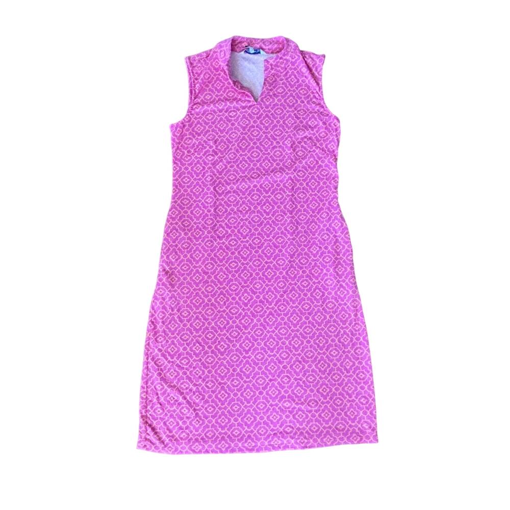 Sunsets and Sweet Tea Women's Small Dress Stretchy‎ Pink Summer Sleeveless